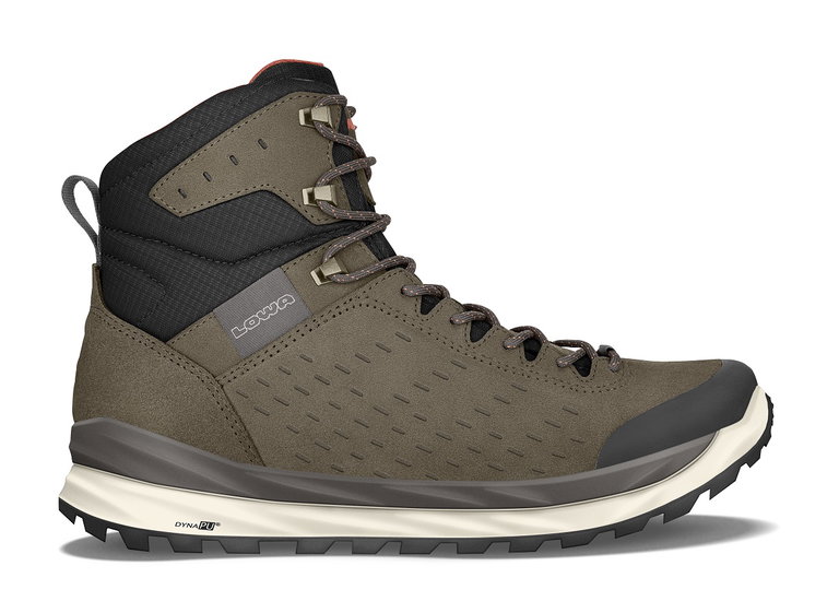 Lowa Alltag-Travelschuhe Malta Mid GTX (Veloursleder, wasserdicht) olivegrün Herren